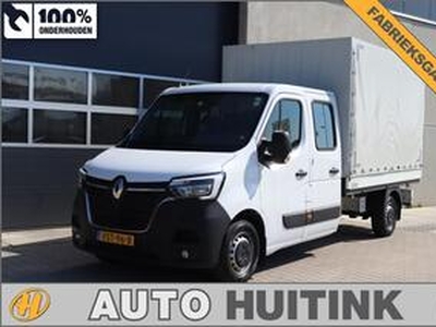 Renault MASTER 2.3 DCI145 pk Pick Up Dub Cabine met huifopbouw