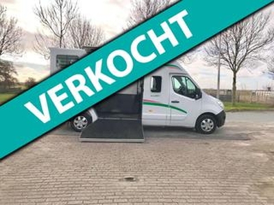 Renault MASTER BARBOT Paardenauto Dub.Cab. 163 PK!!