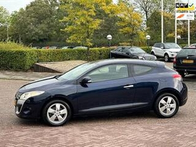 Renault MEGANE Coup? 1.6 S?lection Business Sport,bj.2009,blauw,climate,sportvelgen,APK 12/2024 en NAP met 197389 km.navigatie,etc