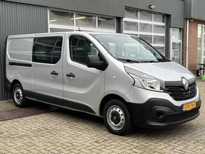 Renault TRAFIC 1.6 dCi T29 L2H1 DC Marge Btw / Bpm vrij Airco Cruise controle Navigatie 5 persoons Dubbele cabine Euro 6 Lang Verlengde wielbasis 1e eigenaar Ex overheid