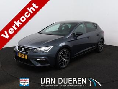 Seat LEON 1.5 TSI FR Ultimate Edition Black Sky Leder, Apple carplay, Draadloos laden