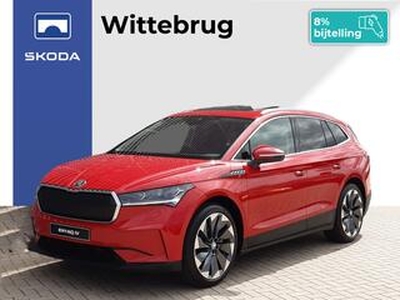 Skoda Enyaq iV 80 First Edition 8% Bijtelling / Panoramadak / Lederen interieur/ Elec Haak