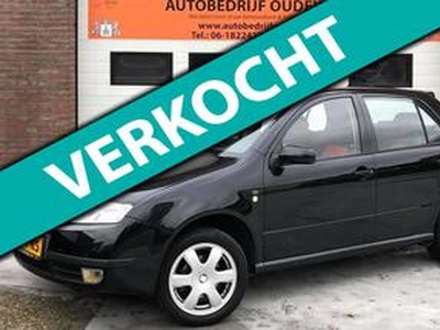 Skoda FABIA 1.4 74KW 2004 Zwart 81DKM NAP!/Airco/Nwe APK!