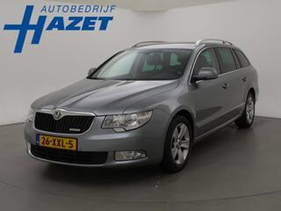 Skoda SUPERB Combi 1.6 TDI GL AMBITION BUSINESS + AFN. TREKHAAK/ NAVIGATIE / STOELVERW. / XENON / CLIMATE