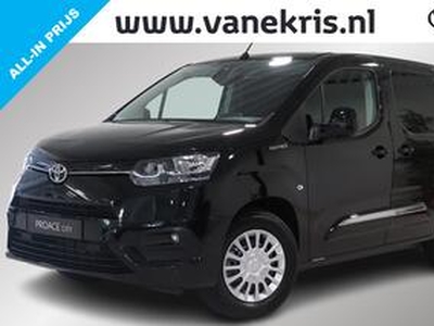 Toyota PROACE CITY Electric Prof 50 kWh | Direct leverbaar, BSM, Sensoren, 3-FASE, NAVI, Apple Carplay/Android Auto, Parkeerhulpcamera!