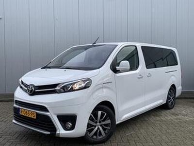 Toyota PROACE Electric Verso Long Extra Range Dynamic+ 75KWH 8 Pers Prijs ex BTW Carplay HUD Direct Leverbaar