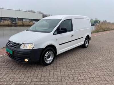 Volkswagen CADDY 1.9 TDI Maxi! COOL AIRCO!ELECKTRISH RAAM&SPIEGELS!BANEN GOED!APK:04-2025!NETTE BUS!2 SLEUTELS!TREKHAAK!77KW!105HP