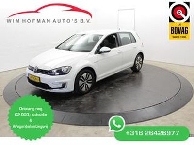 Volkswagen e-Golf Navi Cruise wegenbelastingvrij