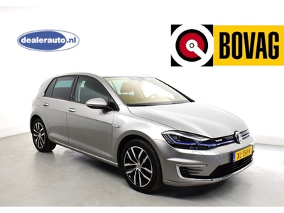 Volkswagen e-Golf Subsidie 14.845 Warmtepomp, Camera, Matrix koplampen, Privacy glas, ACC, 17