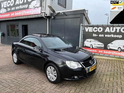 Volkswagen Eos 2.0 TDI Highline cabriolet leder clima nette auto dealer onderhouden 1e eigenaar