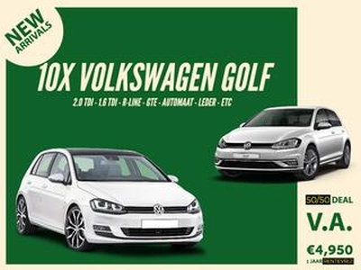 Volkswagen GOLF DIVERSE UITVOERINGEN 2015/16/17 GRATIS 2JAAR RENTEVRIJ LENEN! V.A. ?6950