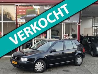 Volkswagen GOLF 1.4 55KW 2000 Zwart 5D Airco/NAP!/VERKOCHT!