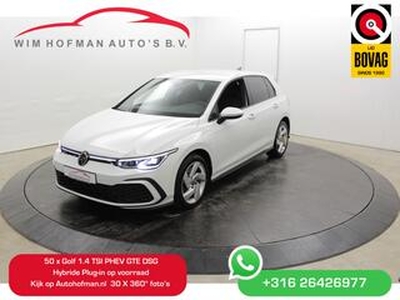 Volkswagen GOLF GTE 245PK Camera Dodehoek detec incl LM winterset Sfeerverlichting Virtual App Connect