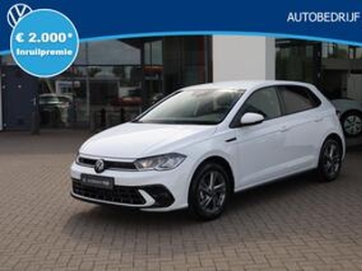 Volkswagen POLO 1.0 TSI R-Line Adaptive Cruise Control, Climatronic 2-zone, Digital cockpit pro, Lane Assist, 'IQ.Drive' Pakket, Parkeersensoren voor en achter (Park Distance Control), 16