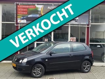 Volkswagen POLO 1.2 2002 Zwart Nette Auto/172DKM/VERKOCHT!