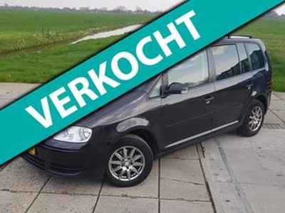 Volkswagen TOURAN 1.9 TDI 77KW 2006 Zwart 7-Zits/Airco/NAP!