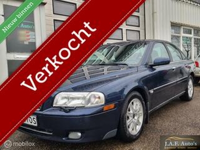 Volvo S80 2.4 1ste eigenaar bomvol luxe 138xxxNAP Uniek!