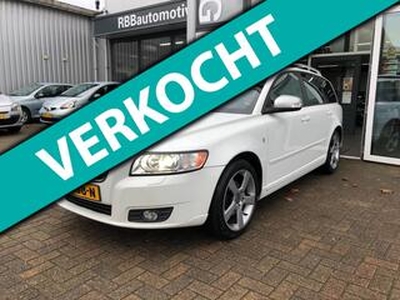 Volvo V50 1.6 D2 S/S R-Design Pro Edition navigatie leer xenon clima elektrische-pakket cruise lm-velgen pdc trekhaak vol optie