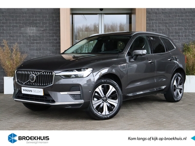 VOLVO XC60 T6 AWD Recharge Plus Bright Long Range | Trekhaak | 360° Camera | Stoelverwarming voor+achterin | Stuurwielverwarming | Adaptieve Cruise Control | Full LED Meesturende koplampen | Elektrisch verstelbare voorstoelen geheugen | Pilot Assist | Voorverwarming