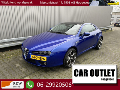 Alfa Romeo Brera 3.2 JTS Q4 SkyWindow 161Dkm. Leer, Navi, Pano, Clima, Stoelvw, nw. APK – Inruil Mogelijk –