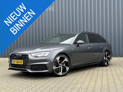 Audi A4 Avant 2.0 TFSI MHEV Sport S line black edition | Leder | Trekhaak | Stoelverw