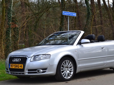 Audi A4 Cabriolet 1.8 Turbo 164PK Pro Line Clima, Leder, LMV, APK 03-25!