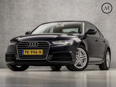 Audi A6 Limousine 2.0 TFSI Luxury 252Pk Automaat (COMFORT ZETELS, 1e EIGENAAR, GROOT NAVI, STOELVERWARMING, LEDER, PARKEERSENSOREN, TREKHAAK, LED KOPLAMPEN, NIEUWSTAAT)