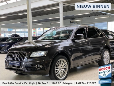 Audi Q5 2.0 TFSI quattro Sport Edition S-Line / 224 Pk / Automaat / NL-Auto / Vol-Leder / LED / Radio-Bluetooth / Navi / Stoelverwarming / Cruise-Control / Climate-Control / E-Achterklep / AFN-Trekhaak / PDC / LMV 20' / ENZ.