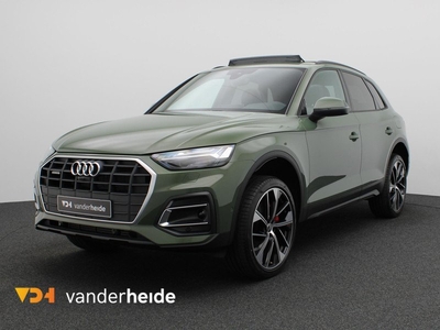 Audi Q5 50 TFSI e S edition quattro 299PK Panoramadak, 360 gr. camera, luchtvering, leder, elek. stoelen, keyless, stoelverwarming, Bang&Olufsen, Matrix-LED, 21'' lichtmetaal