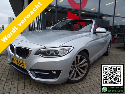 BMW 2 Serie Cabrio 218i / LEDER / NAVIGATIE / TREKHAAK / VIERSEIZOENEN BANDEN