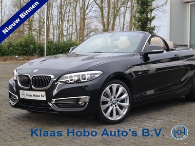 BMW 2-serie Cabrio 220i High Executive Airco, Camera, Stoelverwarming