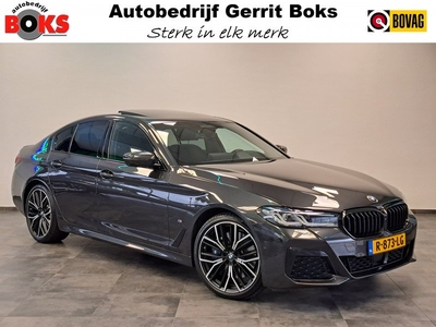 BMW 5 Serie 545e xDrive High Executive Edition M-sport Schuif/kantel dak Harman/Kardon 2e Paasdag geopend van 12:00 tot 17:00!