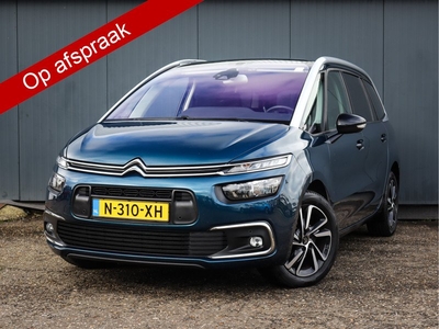 Citroën Grand C4 Spacetourer 1.2 PureTech Shine 7-Persoons (131PK), 1ste-Eigenaar, Keurig-Onderh., Navigatie/Apple-Carplay/Android-Auto, Keyless-Entry/Start, Parkeersensoren-V+A, Spiegel-Pakket, Airco/Climate-Control, LM.-Velgen-17Inch, DAB, Achterui