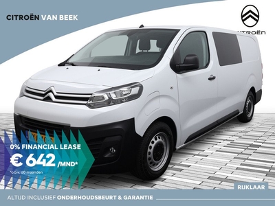 Citroën ë-Jumpy Dubbel Cabine Lengte 3 75 kWh | Rijklaar | 100% elektrisch | Financial Lease 0% Rente