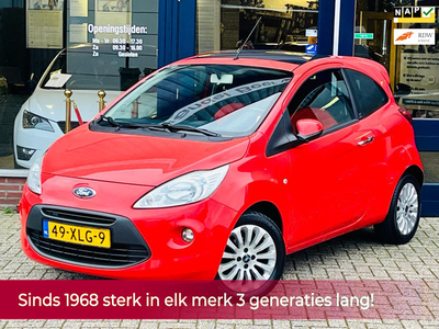 Ford Ka 1.2 Titanium X! Panorama l MTF-stuur l Airco l LM velgen! NL AUTO - NAP! 2e eigenaar l Dealer OH l TOPSTAAT!