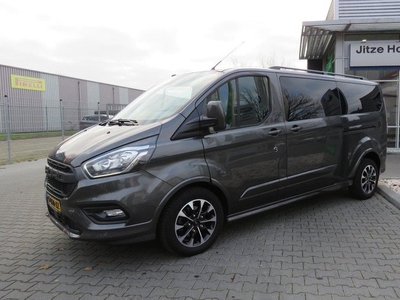 Ford Transit Custom 320 2.0 TDCI L2H1 Sport Dubbele Cabine, 185 pk, Camera, Trekhaak, Navigatie, 76760 km !!