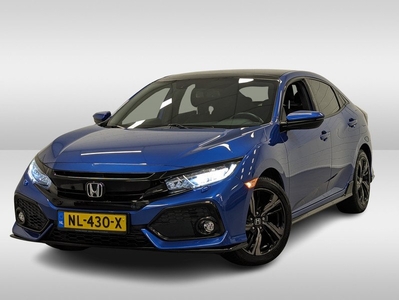 Honda Civic 1.5 i-VTEC Sport Plus 183 pk | Panorama dak | 17 Inch Lichtmetalen velgen | Navigatie