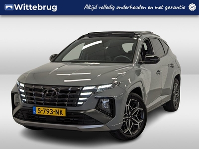 Hyundai Tucson 1.6 T-GDI HEV N Line Sky PANORAMADAK SCHUIF/KANTEL | NAVIGATIE | 19 INCH VELGEN | ZEER SPORTIEF! WIJ ZIJN 2e PAASDAG GEOPEND!