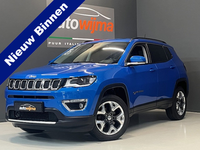 Jeep Compass 1.4 MultiAir 170pk Limited 4x4 Automaat Afn.trekhaak, Apple carplay, Beats audio, Navi Dode hoek detectie, achteruitrijcamera