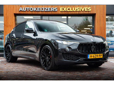 Maserati Levante 3.0 V6 D AWD Panodak Meridian Memory Camera Luchtvering Stoelverw. Carbon