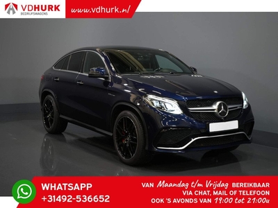 Mercedes-Benz GLE 63s AMG 4MATIC Coupé 585 pk! Grijs Kenteken/ Adapt. Cruise/ Pano/ Carplay/ Stoelkoeling/ Stuurverw./ 360 Camera