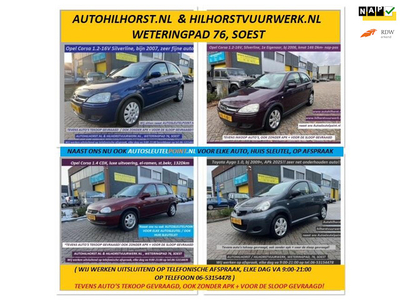 Opel Corsa 1.2-16V Silverline / Diverse dealer auto's / wij werken uitsluitend op telefonische afspraak!