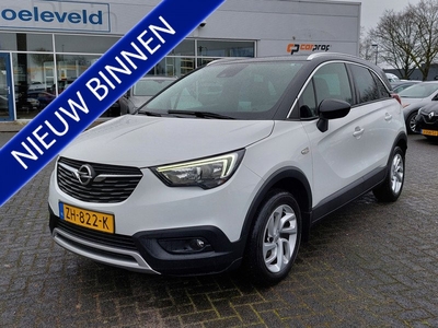 Opel Crossland X 1.2 Turbo 110pk Automaat Innovation | 1ste Eigenaar | Navi + Apple Carplay | Clima | Cruise | Stoel+Stuurwielverwarming | Keyless Entry | Head-Up Display | Pdc | Rijstrook+Licht+Regensensor