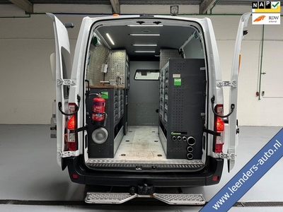 Renault Master SERVICEWAGEN T35 2.3 DCI 145PK EURO6 L2H2 VICTRON V230 BOTT INRICHTING AIRCO STANDKACHEL TREKHAAK RIJKLAARPRIJS!