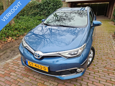 Toyota Auris Touring Sports 1.8 Hybrid Exclusive Zwart Leder