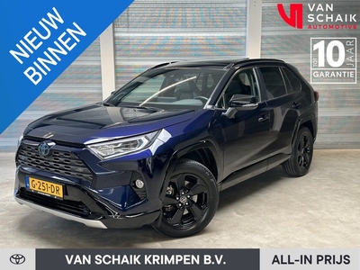 Toyota RAV4 2.5 Hybrid AWD Bi-Tone Pano. Trekhaak, BTW, JBL, Dealer onderhouden.