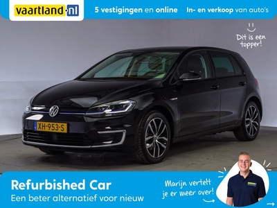 Volkswagen e-Golf Business [ Virtual cockpit Keyless Leder Nav Warmtepomp ]