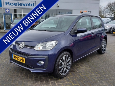 Volkswagen up! 1.0 Bluemotion 75pk High Up Executive-Pack 5-Deurs | 1ste Eigenaar | Clima | Cruise | Pdc + Achteruitrijcamera | Stoelverwarming | Licht+Regensensor | Mistlampen | 16''lm