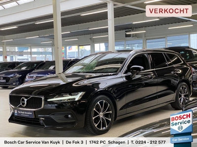 Volvo V60 2.0 B3 Business Pro Automaat / NL-Auto / Half-Leder / Keyless / LED / DAB / Apple-Carplay / Navi / Adaptieve Cruise-Control / Pilot-Assist / E-Achterklep / PDC / LMV 17' / ENZ.