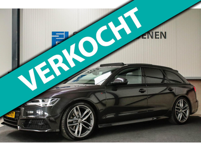 Audi A6 Avant 1.8 TFSI ultra Sport S-Line Automaat 190pk! 2e Eig|DLR|Panoramadak|Lederen sportstoelen|LED Matrix|BOSE|20inch|Black